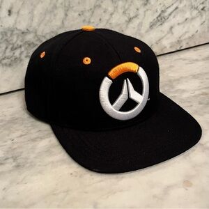 Luxury Black and Orange Cap